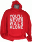 Preview: Kapuzensweatshirt You'll never walk alone rot