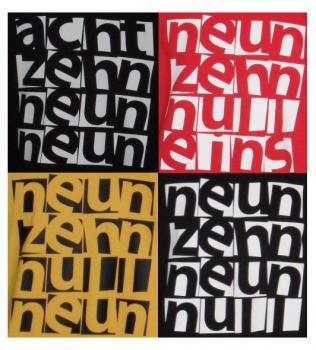 Sweatshirt Jahreszahl individuell