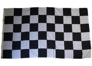 Ultras Fahne schwarz weiss kariert