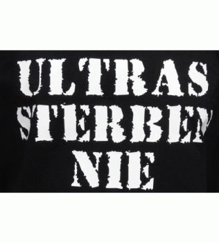 Sweatshirt Ultras sterben nie schwarz