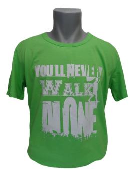 T-Shirt You'll never walk alone Flag grün