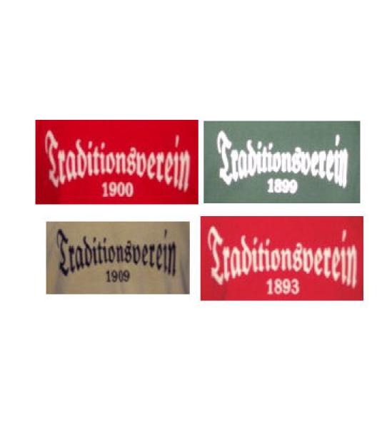 Kapuzensweatshirt Traditionsverein mit Jahreszahl individuell