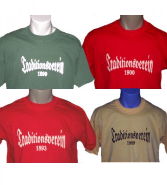 T-Shirt Traditionsverein mit Jahreszahl individuell