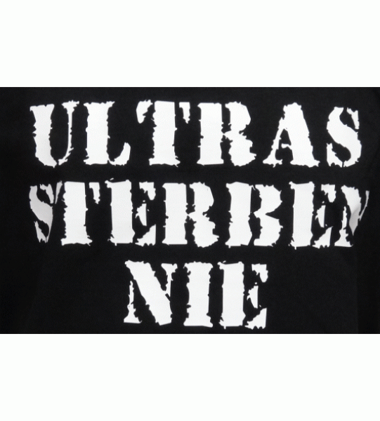 Sweatshirt Ultras sterben nie schwarz