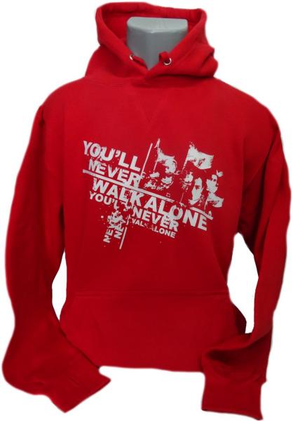 Kapuzensweatshirt You'll never walk alone Faces rot