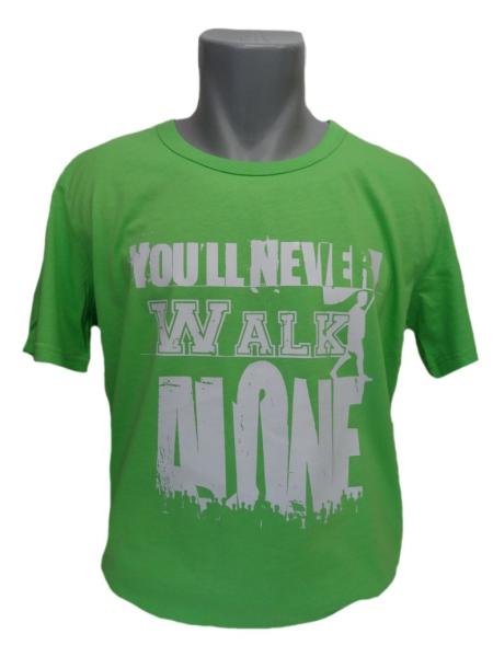 T-Shirt You'll never walk alone Flag grün